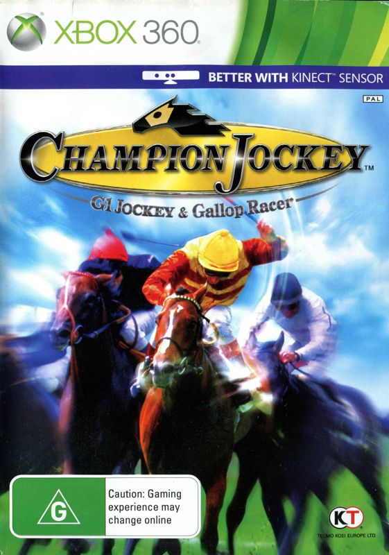 Champion Jockey: G1 Jockey & Gallop Racer box art for Wii